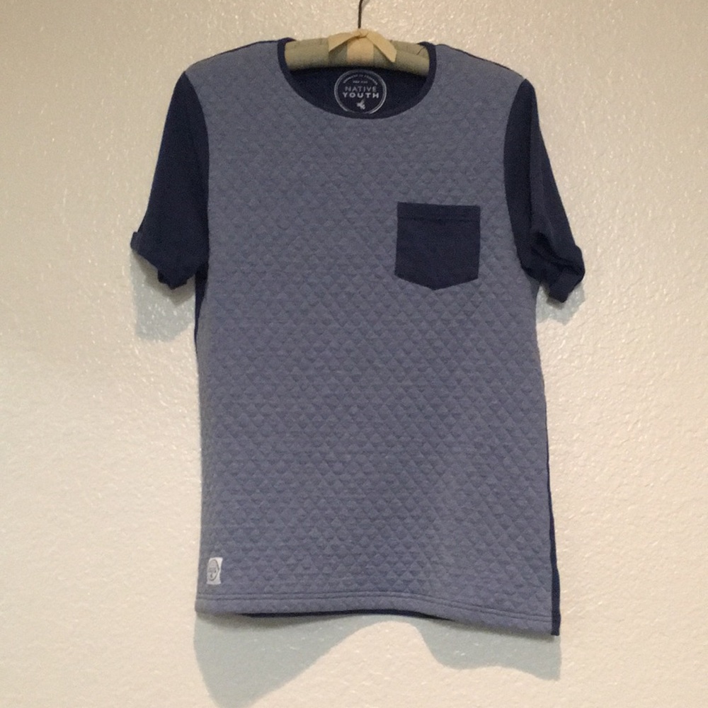 Large Blue Native Youth T-Shirt
